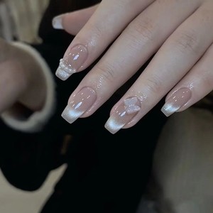 <span class=keywords><strong>Uñas</strong></span> Postizas Hechas a Mano Primavera <span class=keywords><strong>2023</strong></span>, Cortas, con Diseño <span class=keywords><strong>de</strong></span> Ojo <span class=keywords><strong>de</strong></span> Gato y Mariposa, Reutilizables, Removibles, Adhesivos para <span class=keywords><strong>Uñas</strong></span>, <span class=keywords><strong>Uñas</strong></span> Postizas Terminadas - Product Image 3