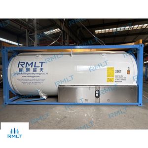 Réservoir cryogénique T75 de 20 pieds, 20 tonnes, gaz liquéfié, oxygène <span class=keywords><strong>liquide</strong></span>, <span class=keywords><strong>azote</strong></span>, argon, conteneur ISO - Product Image 3