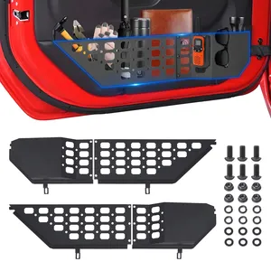 Caja de Almacenamiento Metálica para Puerta Delantera de Coche, Accesorios Interiores, Soporte para Puerta para JLU 4XE 2018-25 Gladiator JT 2020-25 - Product Image 1