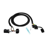 Arnés de cableado para remolque americano WEISI de 7 y 4 pines, adaptador macho/hembra, cable de extensión con cable blanco, clasificación IP67, longitud personalizada