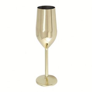 Electroplated Gold Iridescent Black 304 Stainless Steel <b>Goblets</b> <b>Wine</b> Glasses for Luxury Wedding Receptions - Product Image 5