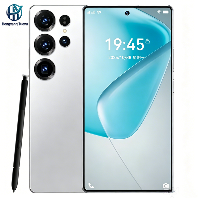 2026 Latest S25 ultra 22G+1TB 7.3 Inch HD CDMA Android16 Best Price 5G Smartphone Large Screen Built-in Pen Design