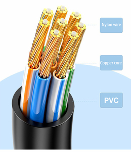 Mèo SHFO-MT1266 6A + cat6A SFTP che chắn ngoài trời 8 lõi Ethernet số lượng lớn cáp dây FTTH Dual-Layer áo khoác ngoài trời-đen Cáp - Product Image 5