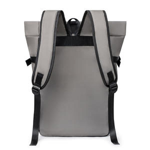 Custom New Mens Roll top <b>Backpack</b>, Minimalist and <b>Stylish</b>, Niche Design with a Rolled Opening and Top Closure - Product Image 3