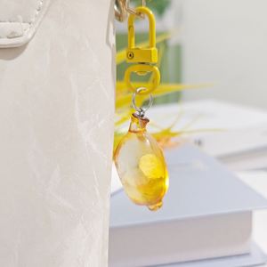 Resin Plastic Four <b>Leaf</b> Clover <b>Light</b> Keychain Pendant Floral Earphone Phone Case & Jewelry Bag Charm Accessories - Product Image 3