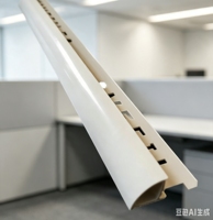 Bande de protection d'angle murale en plastique à bord plat, profilé standard personnalisable pour la production, protection d'angle carrant