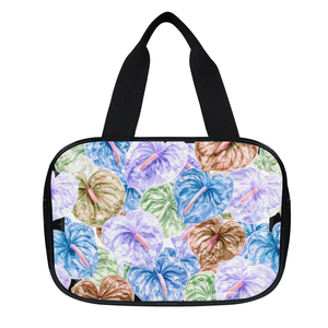 Sac cosmétique transparent en PVC personnalisé, motif Anthurium Tailflower, adapté aux hommes et aux femmes, impression à la demande, facile à transporter - Product Image 3