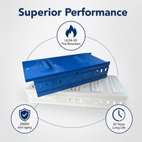 Bac à câbles en acier ignifuge à largeur personnalisée, revêtu par poudrage, pour câblage industriel |   Fabricant de gaines de câbles perforées OEM