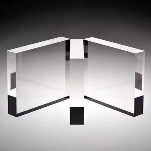 Clear Square <b>Acrylic</b> <b>Block</b> Polished Surface Industrial Use - Product Image 1