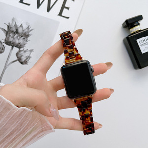 สายนาฬิกาเรซิ่นบางหรูหรา Upro สำหรับ Apple Watch Series 10 Ultra 2 SE 9 8 น้ำหนักเบา สายรัดข้อมือ Iwatch สำหรับผู้หญิง - Product Image 6