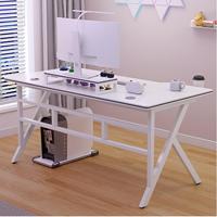 Bureau Gaming Informatique en Bois Design Moderne avec Plateau MDF et Étagère, Vente en Gros d'Usine, pour Bureau à Domicile ou Chambre à Coucher