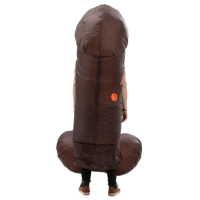 Drôle adulte unisexe enterrement de vie de jeune fille Costume géant Sexy mal mâle explosant pour nous pénis gonflable mascotte Polyester imperméable