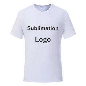 OEM ODM Source Factory Custom Blank <strong>White</strong> Sublimation T Shirt Personalized Full Print Quick Dry <strong>Plain</strong> Sports Advertising <strong>Tee</strong> - Product Image 1