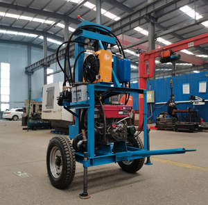 Fabrieksverkoop 100M Draagbare Diesel Hydraulische Mijn Boorinstallatie Kern Booreiland Booreiland Met Kerncomponenten Motor - Product Image 4