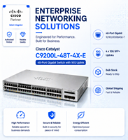 Cisco Catalyst 9200 Switch de Red de 48 Puertos C9200L-48T-4X-E