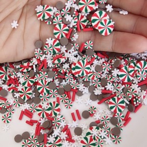 Chenxi 1Kg Mix Giáng Sinh Polymer Sprinkles Clays <span class=keywords><strong>Deer</strong></span> Santa Sprinkles DIY Slime Lát Cho Nhựa Thủ Công Mỹ Nghệ - Product Image 1