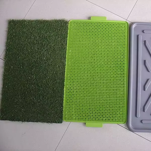 Tapis d'entraînement intérieur intelligent Plateau de gazon artificiel vert Tapis de fournitures de <span class=keywords><strong>pipi</strong></span> pour chats chiens Sacs de <span class=keywords><strong>caca</strong></span> inclus Siège de toilette intelligent pour animaux de compagnie - Product Image 4