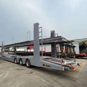 Enclosed Steel <b>Car</b> Hauler Semi-<b>Trailer</b> 3-30 <b>Cars</b> Heavy Duty Transporter for Sale - Product Image 6