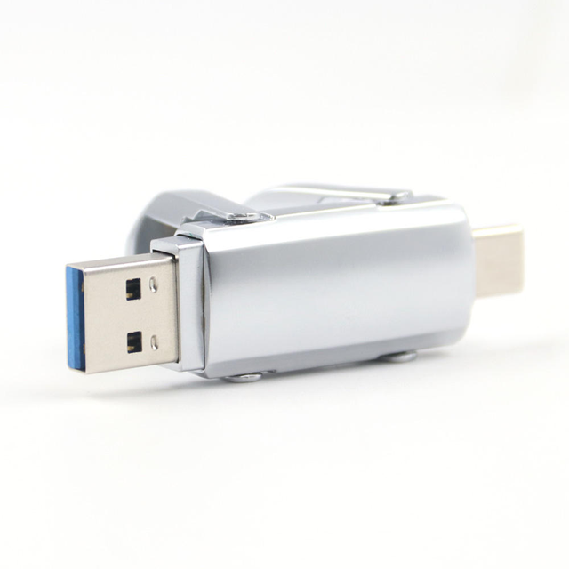 High Speed 8Gb 32Gb 64Gb 128Gb 256Gb 512Gb Memory Pendrive 3.0 Usb C Metal Swivel Usb Stick