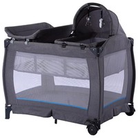 Lit bébé pliable en maille respirante, berceau cododo, parc pour enfants, lit bébé portable avec auvent pare-soleil pour la maison