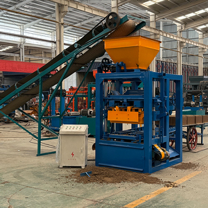 Nhà Máy Giá QTJ4-24 khối bê tông máy làm rỗng khối xi măng gạch làm dòng máy - Product Image 5