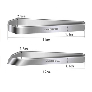 Pinzette <span class=keywords><strong>da</strong></span> <span class=keywords><strong>cucina</strong></span> professionali in acciaio inossidabile piatte e inclinate - Product Image 1