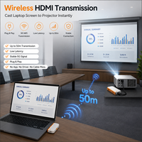 Extenseur sans fil HD multi-appareils pour salle de conférence, prend en charge jusqu'à 4 émetteurs, solution de partage d'écran 1080P à faible latence