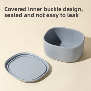 Coperchio per Contenitore Pranzo in Silicone Puro Personalizzato, Resistente alle Alte Temperature e Adatto al Microonde, Ciotola per Riso Resistente al Frigorifero, Contenitore per Alimenti - Product Image 4