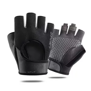 Hot Sale Breathable Anti-Shock Sports Gloves Bicycle Riding Race Finger Half Finger Gloves