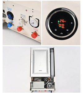 Chaudière murale verticale à <span class=keywords><strong>gaz</strong></span> combinée, <span class=keywords><strong>gaz</strong></span> naturel, pompes à double circulation, chauffage intelligent WiFi, chaudière à eau chaude sanitaire 20-40kW - Product Image 2