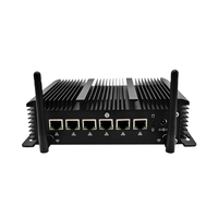 6 * I225V/i226V Opnsense Pfsense Server 1235U DDR5 M.2 6 2,5G MINI PC Firewall Router Pc Ubuntu Cloud Sync HD 12-19V Firewall PC