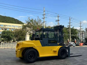 Carretilla elevadora diésel de 12 toneladas, 15 toneladas, 16 toneladas, para almacén y logística, precio de fábrica, carretilla elevadora de gran tonelada con posicionador de horquilla - Product Image 1