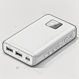 Tùy chỉnh 10 Wát gan công nghệ ngân hàng điện mini xách tay có thể sạc lại pin gói với rơm lúa mì bao vây mới được thiết kế R & D - Product Image 3