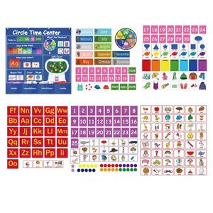 ปฏิทินลดราคา บัตรสภาพอากาศ บัตรคำศัพท์ บัตรคณิตศาสตร์ บัตรการเรียนรู้วงจรเวลา กระเป๋าใส่บัตร - Product Image 2