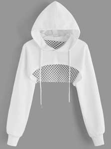 เสื้อฮู้ดซับในตัวสั้นของผู้หญิงเสื้อครอปเปิดไหล่ตกแบบกำหนดเองสำหรับกีฬาฤดูหนาวสินค้ามาใหม่2025 - Product Image 3