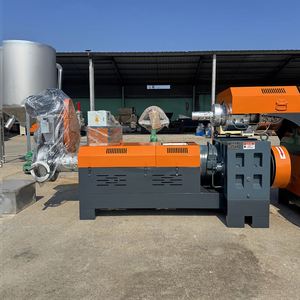 For Film Bag Sj80 Guansheng Single Screw Recycling Pellet Extruder Screen Pack Blow Molding Waste Unit Agglomerator Supporting - Product Image 3