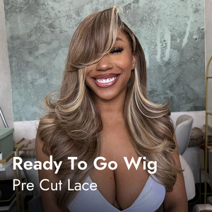 Peluca frontal de encaje 13x4 Highlight Kash Doll, cabello humano brasileño con <span class=keywords><strong>balayage</strong></span> marrón, ondas sueltas y corte <span class=keywords><strong>en</strong></span> capas para mujer - Product Image 3