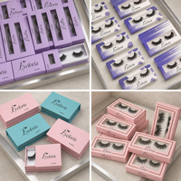 Bandes de cils de qualité 13-15 mm, faux cils, prix de gros, emballage noir et or
