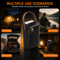 Batterie externe à charge rapide 22,5 W haute capacité 60000 mAh 80000 mAh 100000 mAh avec lampe de camping