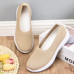 Slip en malla zapatillas de deporte casuales barco pisos mocasines de las mujeres Zapatos baratos a granel para zapatos de mujer - Product Image 5