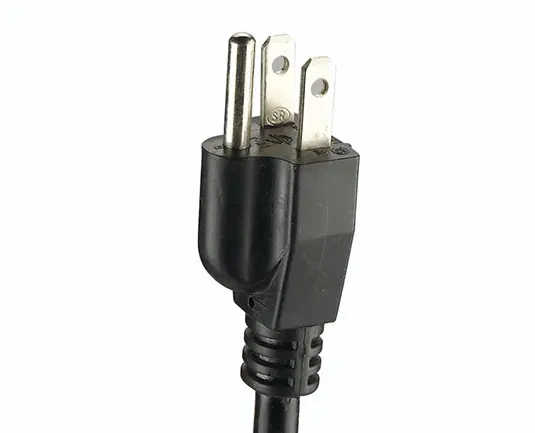 Extensión de cable de alimentación con certificación UL/Cables de extensión de 3 clavijas, NEMA 5-15P a NEMA 5-15R