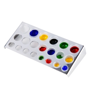 ที่วางถ้วยหมึกสัก 21 ช่อง ชั้นวางโลหะ ถาดใส่สีขนาดใหญ่ สำหรับช่างสัก - Product Image 1