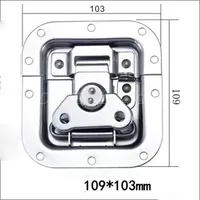 Accessoires pour Flight Case : Serrure papillon en métal pour coffret d'amplificateur de puissance audio, boîte à outils et boîte à accessoires, grand cadenas à ressort