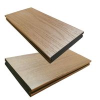 Plancher de jardin extérieur moderne en WPC, coextrusion bois-plastique, composite imperméable, terrasse en WPC résistante à l'usure, haute qualité