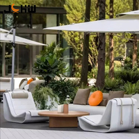Modernes einfaches Teakholz-Gartenmöbel set für Courtyard Garden Patio Hotels und Bauern häuser für Villa Terrace Sofa