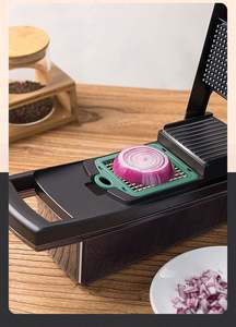 เครื่องหั่นผักอเนกประสงค์แบบมือถือ วัสดุ ABS เป็นมิตรกับสิ่งแวดล้อม เครื่องหั่นหัวหอม เครื่องปอกมันฝรั่ง เครื่องหั่นผลไม้ รุ่น MR5R - Product Image 2