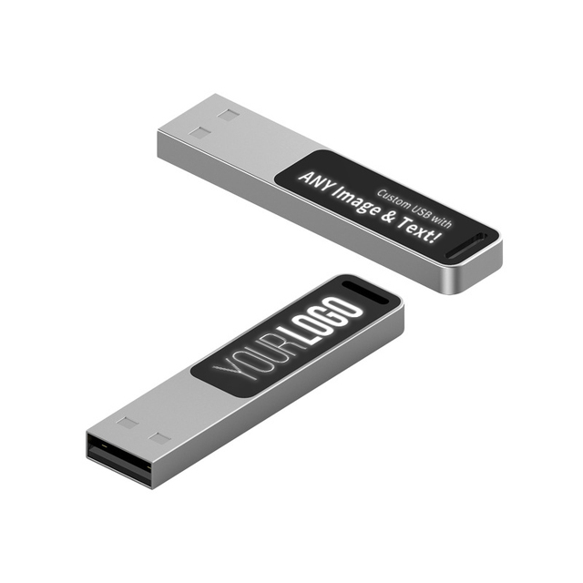 High Quality Creative Light-emitting U Disk New Model USB Flash Drive 8GB 16GB Custom Logo Pendrive 32GB 64GB for Corporate Gift