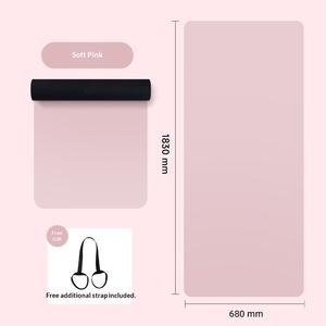 <span class=keywords><strong>Tapis</strong></span> de <span class=keywords><strong>yoga</strong></span> en caoutchouc naturel PU durable antidérapant, épaisseur 5 mm, <span class=keywords><strong>avec</strong></span> sangle de transport, design pliable pour le fitness, le remodelage corporel et la danse - Product Image 6