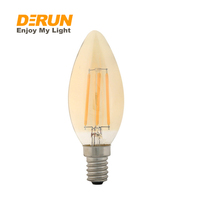 Mini Bougie C35 B22 B15 LED 2W 3W 4W 5W 6W 130V 220 230V 2200K 2500K 3000K LED Filament Lumières Ampoule, FMT-C35