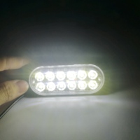 Feux de décoration ambre DXZ pour camions, poids lourds et fourgonnettes, clignotants latéraux 12 LED, modèle I-CL-12LED, feux de stationnement et de clignotants pour remorques